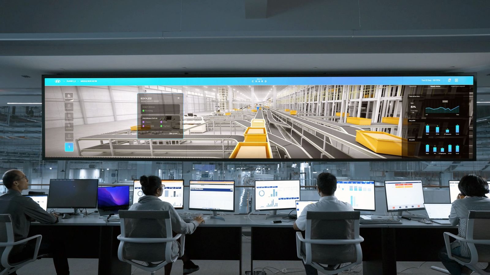 Sala de monitoreo de cámaras REDEYTEC